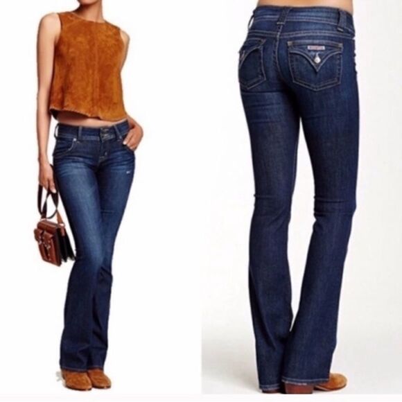 Hudson Signature flare Boot Cut Flare Low Rise Jeans 30 X 33.5 - Picture 1 of 11